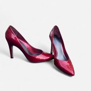 Glossy Red Nine‎ West Stilettos